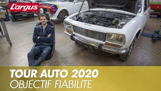 Tour Auto 2020 : la fiabilisation des Peugeot 504