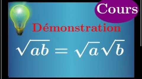 Demonstration of the square root of a product • √(ab)=√a√b • second course in mathematics properties
