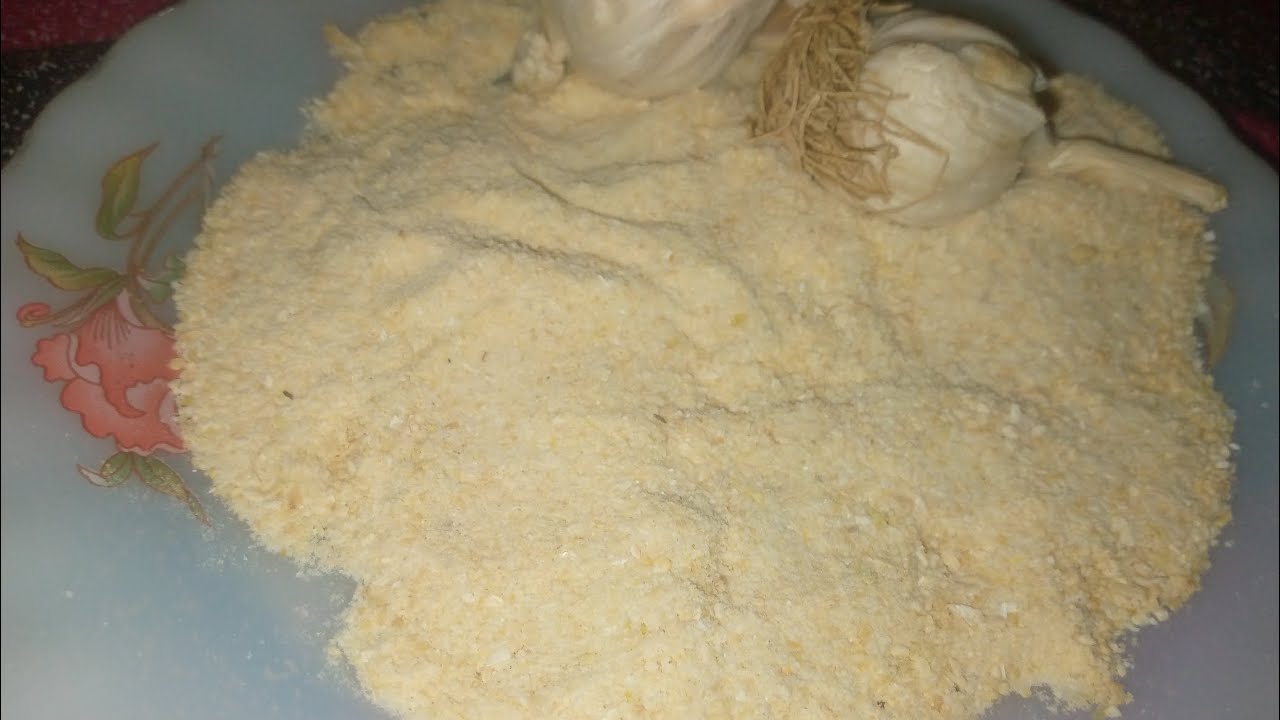 Garlic Powder Recipe Easy Way Of Making Garlic Powder Lehsan