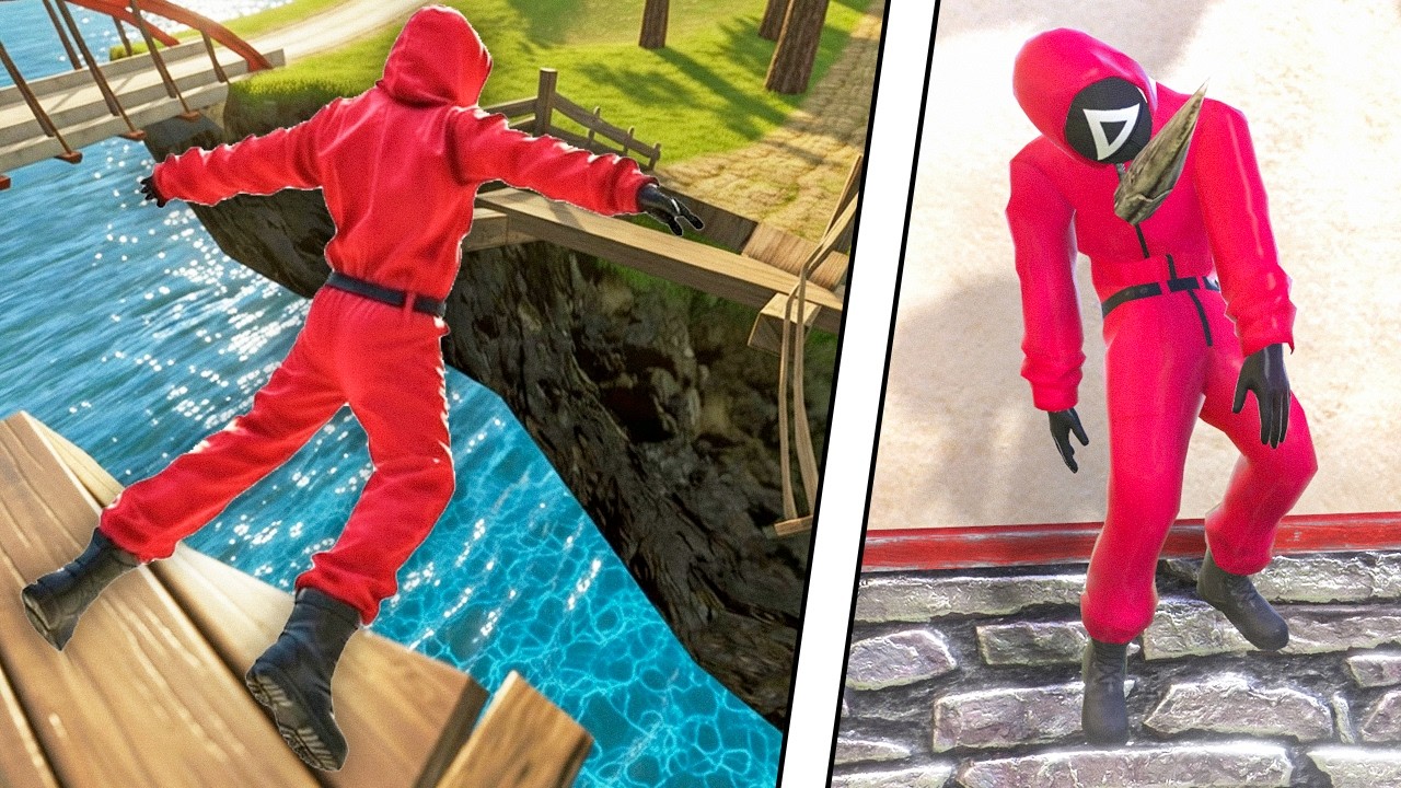 Squid Game Ragdoll Physics Test: The Best NPC Falls! Experiment #10