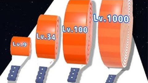 🍎CARVING UP 3D - Level Up Spiral Roll (ASMR Gameplay)