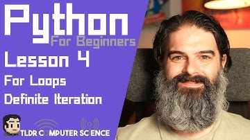 Python Tutorial For Beginners - Lesson 4 - FOR Loops
