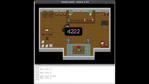 Solarus: Input Number Menu Script