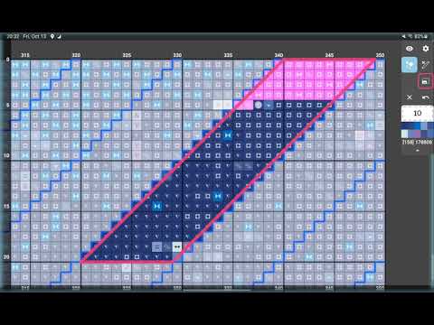 Diagonal parking in Cross Stitch Paradise