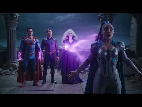 Two male superheroes are put under the spell of the enchantress. #hypno