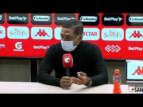 Rueda de prensa de La Equidad tras el partido frente a Independiente Santa Fe