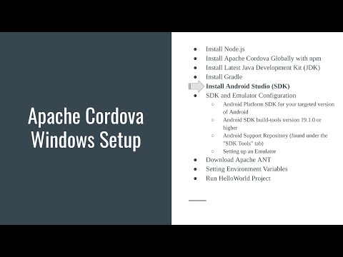 5- Install Android Studio (SDK)
