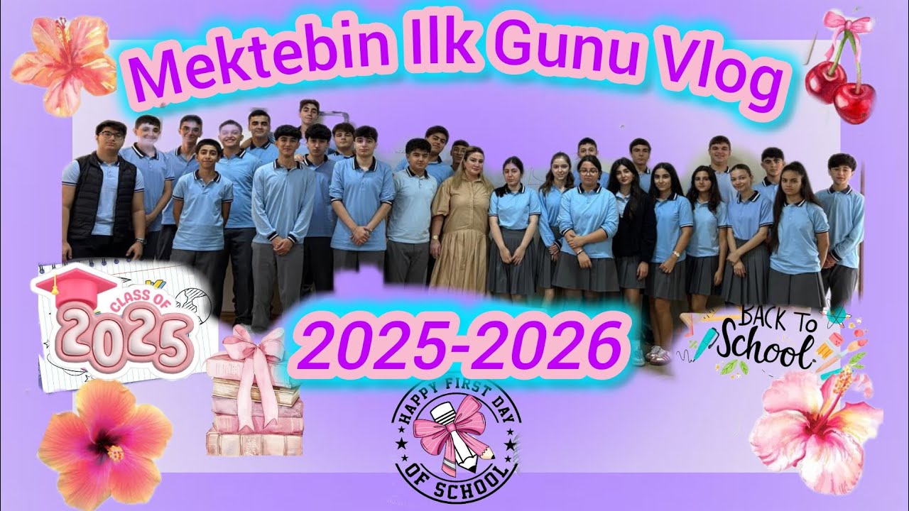 Mektebin ilk gunu vlog.Get ready with me first day of school.2025-202#okulöncesi #firstdayofschool 