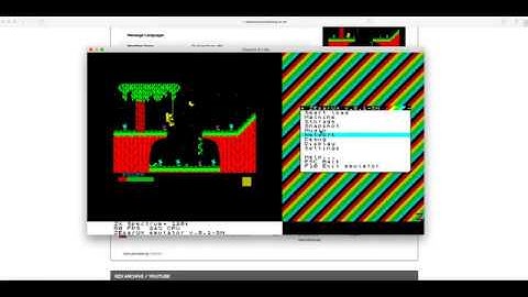 ZEsarUX emulator -  Speccy online browser