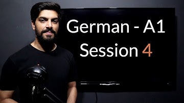 Learn German For Beginners - German A1 - Session  4 - Conjugation of sein (to be)