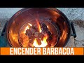 ✅ Encender barbacoa de carbón