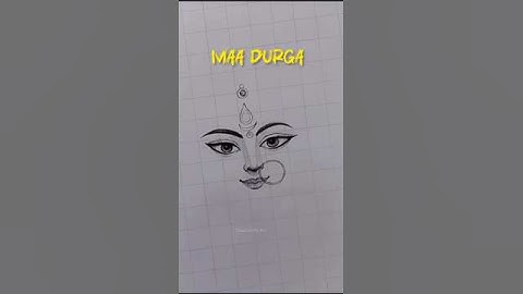 Easy Maa Durga Drawing Tutorial #shorts #drawing #maadurga #durgapuja  #navratri