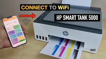HP Smart Tank 5000 WiFi Setup !!