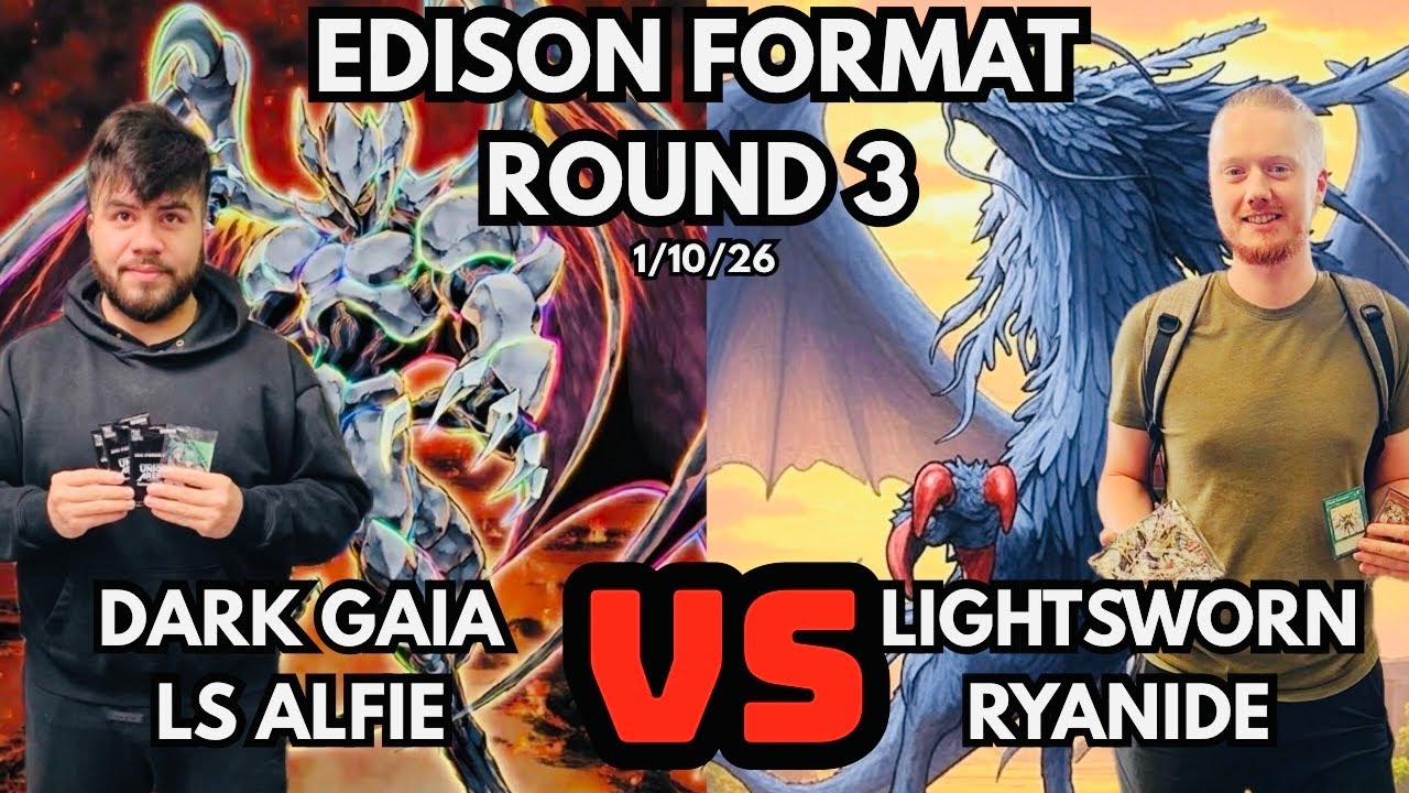 Третий раунд в формате Эдисона: Dark Gaia Lightsworn против Lightsworn!