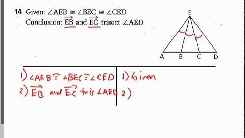 Honors Geometry Section 1.5 #13, 14, 15