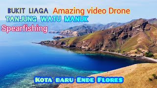 Download Lagu Wonderful view: Udara_Laut BUKIT LIAGA \u0026 TANJUNG WATU MANU Kota Baru Ende Flores MP3