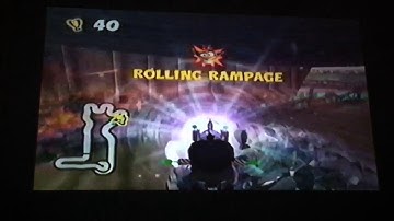 Crash Tag Team Racing Score: Pyramid Pass 65 Kills on Rolling Thunder ( N. Cortex )