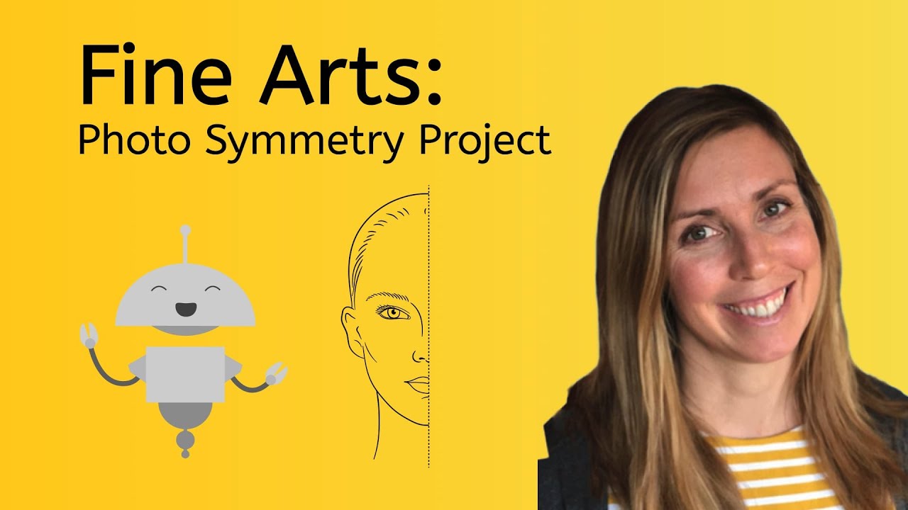 Fine Arts: Photo Symmetry Project - Drawing for Kids!