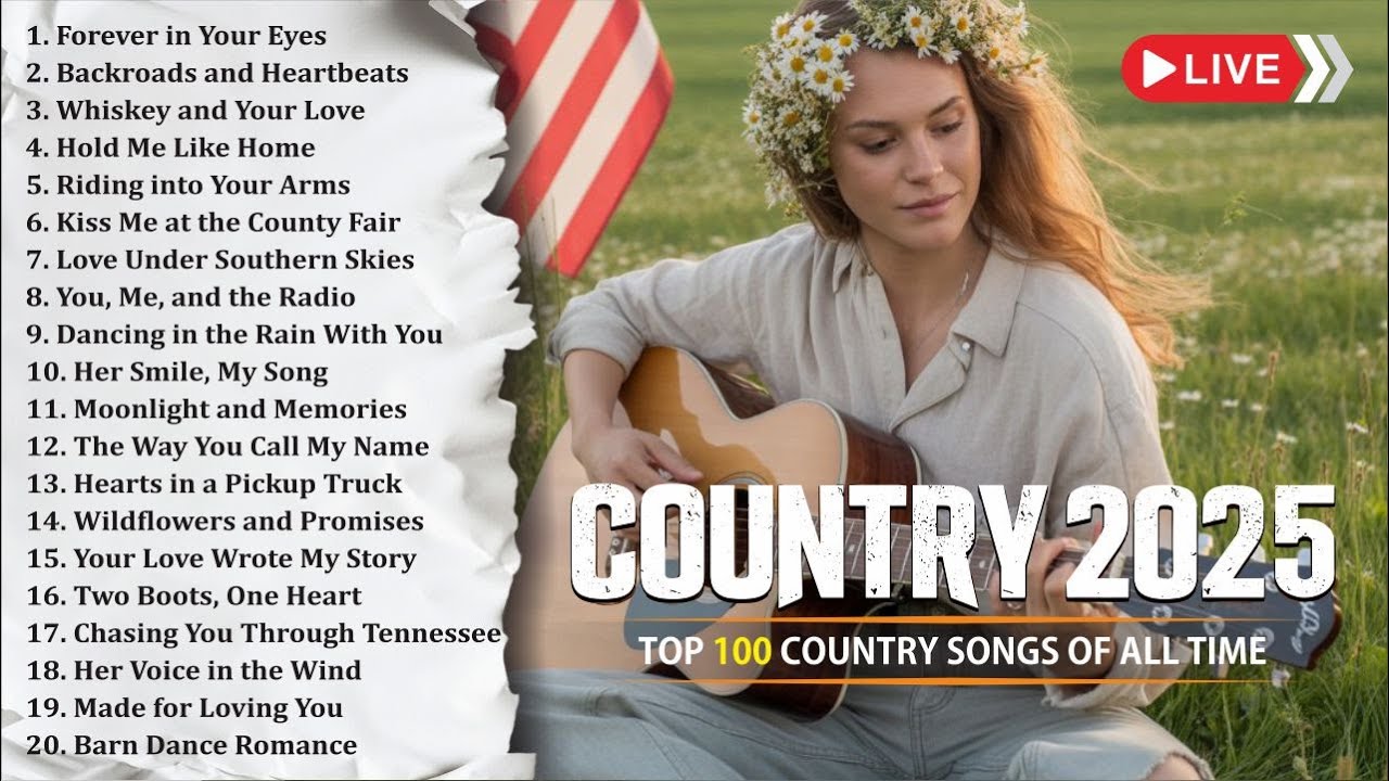 Wander Through Golden Fields with Gentle Country Guitar | Relaxing Playlist