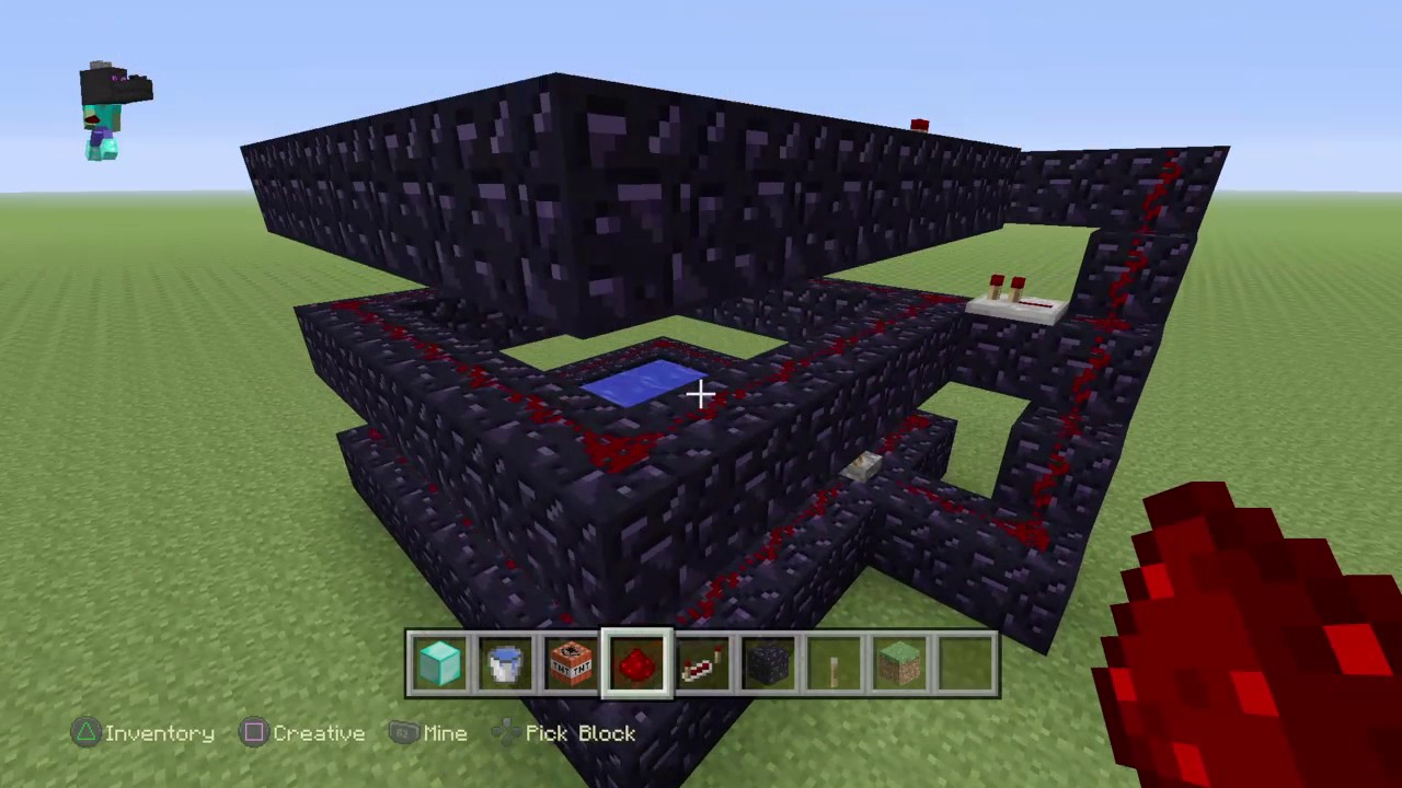 Minecraft How To Build A Tnt Rocket Launcher Youtube