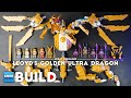 Lego speed build ninjago 71774 lloyds golden ultra dragon  lego ninjago 2022  beat build