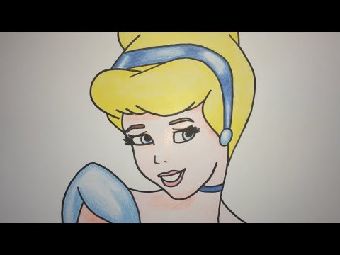  How To Draw  Cinderella  Step By Step YouTube