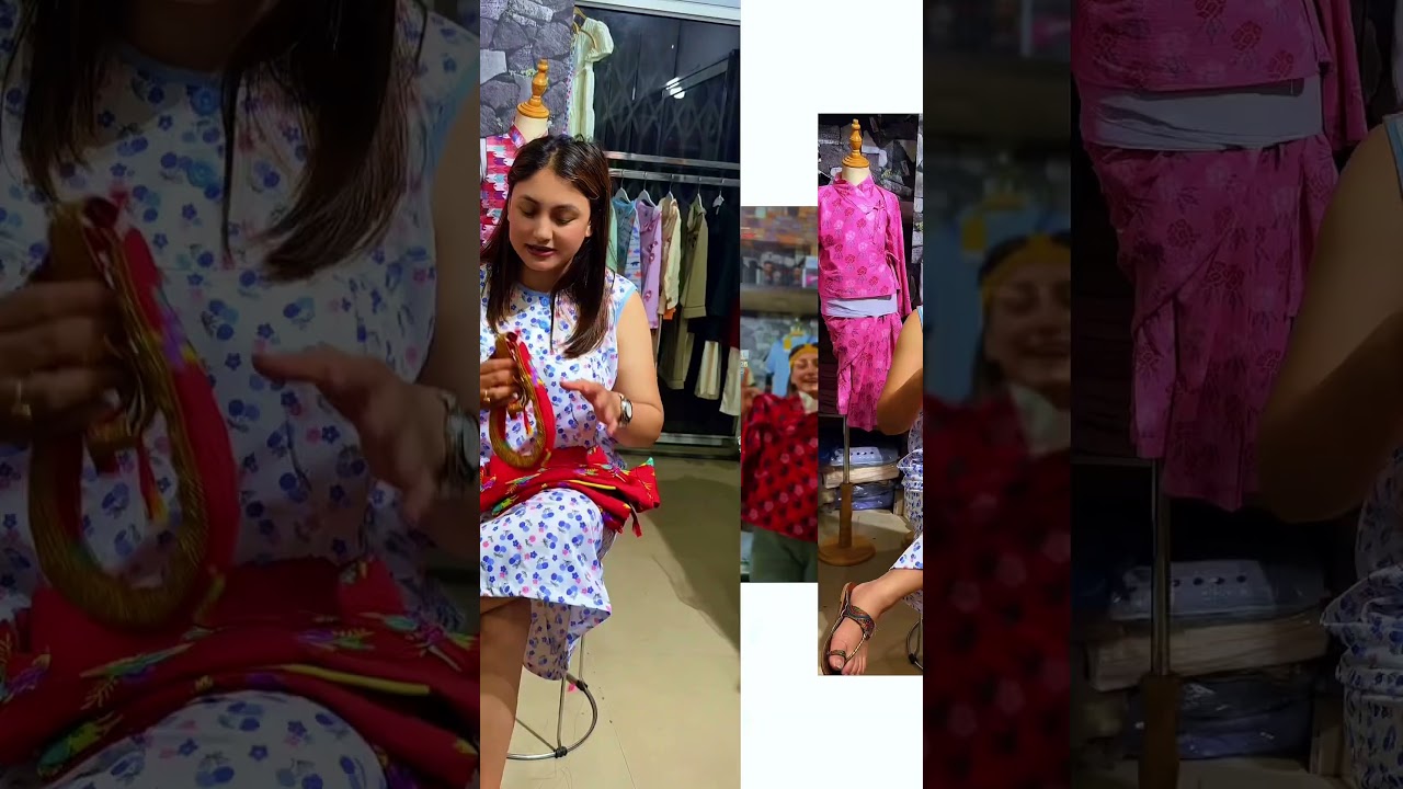 Nepali Traditional & Cultural Gunyo Cholo Set for Baby Girl  