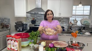 PREPARANDO UN DELICIOSO Y FRESCO CEVICHE🦐😃