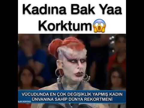 Vücudunda en çok dövme yaptıran rekortmen kadın