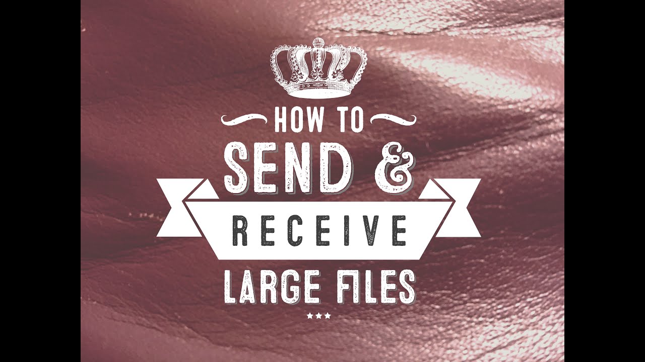 How To Send & Recieve Large Files WeTransfer Tutorial YouTube