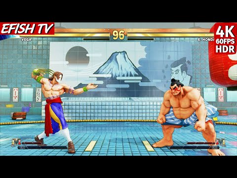 Vega vs E. Honda (Hardest AI) - Street Fighter V