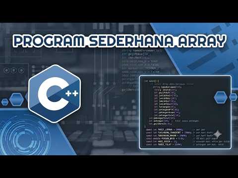 Program Penggajian Sederhana Menggunakan Array | Bahasa Pemrograman C++
