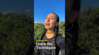 Learn the Arctic Siberian Singing Techniques with Snow Raven #shorts