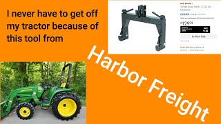3 point quick hitch for tractor