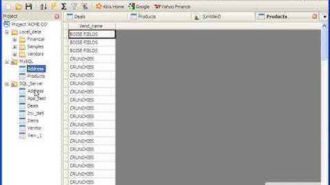 Kirix Strata: Using Multiple Databases from a Single Interface