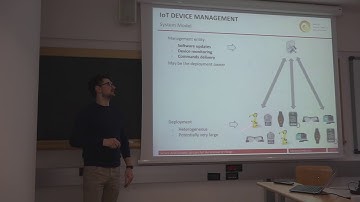 Moreno Ambrosin (SPRITZ Group) - Secure And Scalable Management of Internet of Things Deployments