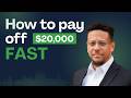 How to Pay Off $20,000 of Credit Card Debt FAST | Velocity Banking Explained