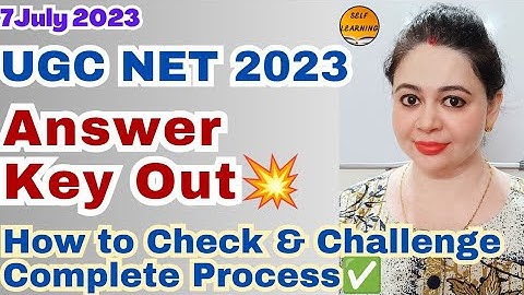 🔥UGC NET JUNE 2023 RESULT & ANSWER KEYS UPDATE BY MONISHA MISHRA | How To Check Answer Key Process