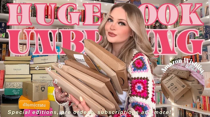 HUGE book unboxing haul!! 📦💫waterstones, amazon, special editions, indie romantasy & more!
