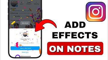 How To Add Effects On Instagram Notes | Add Special Effect On NOTES - 2024 (Quick And Easy Tutorial)