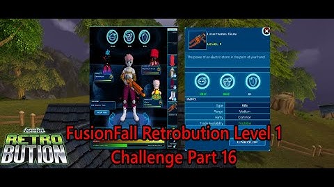 Beating Fusionfall Retrobution with ONLY level 1 gear! (Part 16)