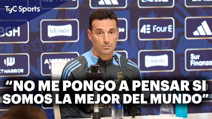 SCALONI en la PREVIA de ARGENTINA - COLOMBIA🇦🇷🗣️MESSI será TITULAR