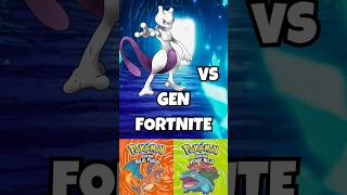 💭 Generación Fortnite VS Mewtwo Pokémon Rojo Fuego/Verde Hoja #pokemon