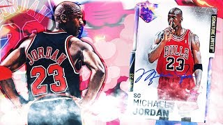 99 EVERYTHING *Signature Limited* GALAXY OPAL MICHAEL JORDAN! 1 OF 23 IN THE WORLD! NBA 2K19 MyTeam