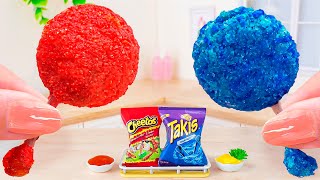 Takis Vs Cheetos Challenge - Spicy Miniature Flamin' Hot Chicken Lollipops Recipe - Mini Yummy by Mini Yummy 25,907 views 2 weeks ago 34 minutes