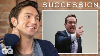 Succession's Nicholas Braun Reacts To Greg Breaking Up With Tom | Action Replay