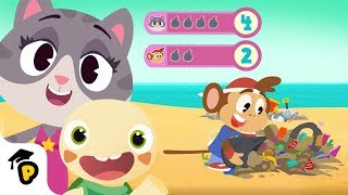 Toto's Trash Quest | Learn about Quantity | Kids Learning Cartoon | Dr. Panda TotoTime | Season 3