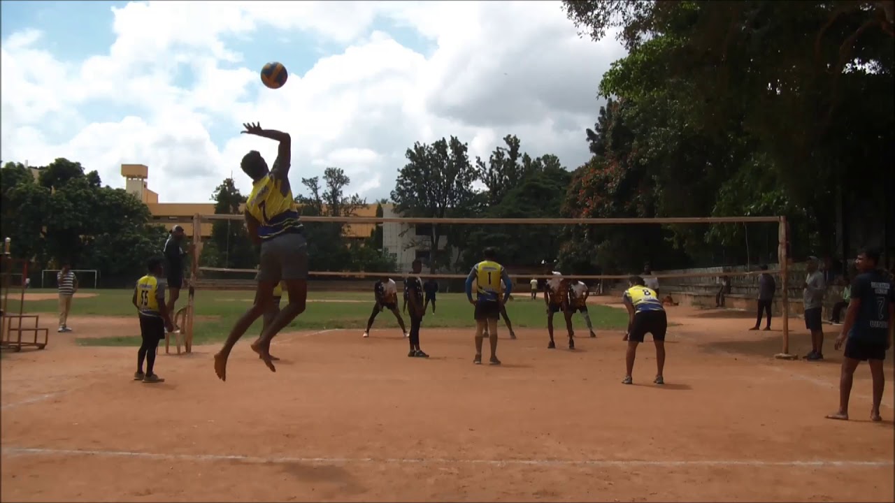 Rajyotsava Cup 2019 Semifinal 2 Volleyball Friendly meet VET Ground