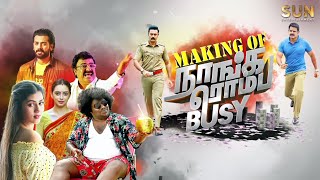 Making Of Naanga Romba Busy Prasanna Shaam Yogi Babu Vtv Ganesh Shruthi Marathe