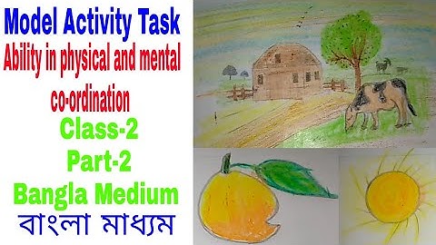 Model Activity Task Class-2 Ability in physical and mental co-ordination Class-2Part-2Fullsolv#WBBSE